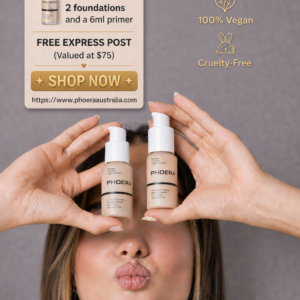 2 Full Coverage Liquid Foundation & Matte Makeup Primer 6ml